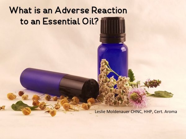 What is an Adverse Reaction to an Essential Oil?