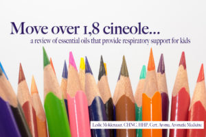 Move over 1,8 Cineole..other respiratory support for kids