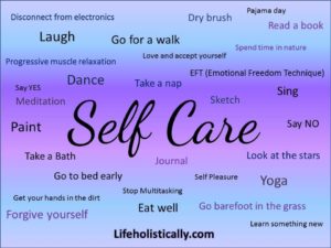 What does self-care look like for you?